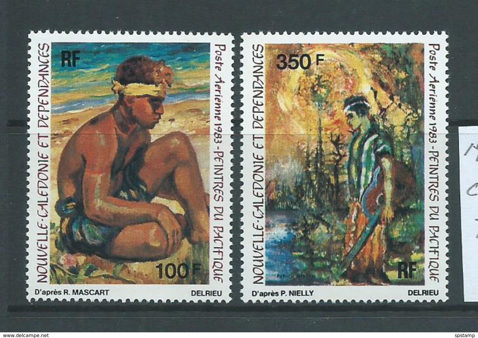 New Caledonia 1983 Pacific Paintings Set 2 MNH - Used Stamps
