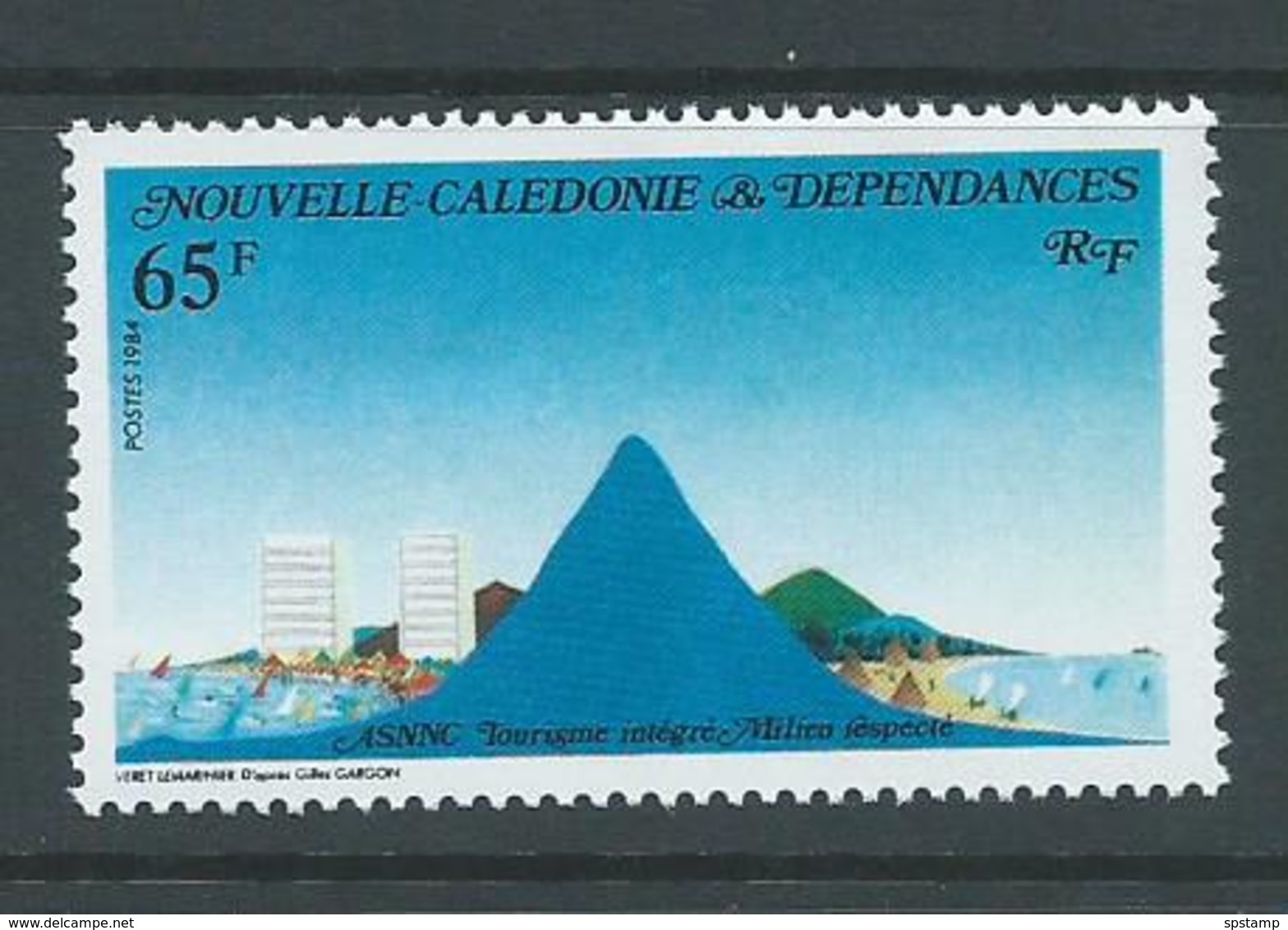 New Caledonia 1984 Environment  65 Fr Single MNH - Used Stamps