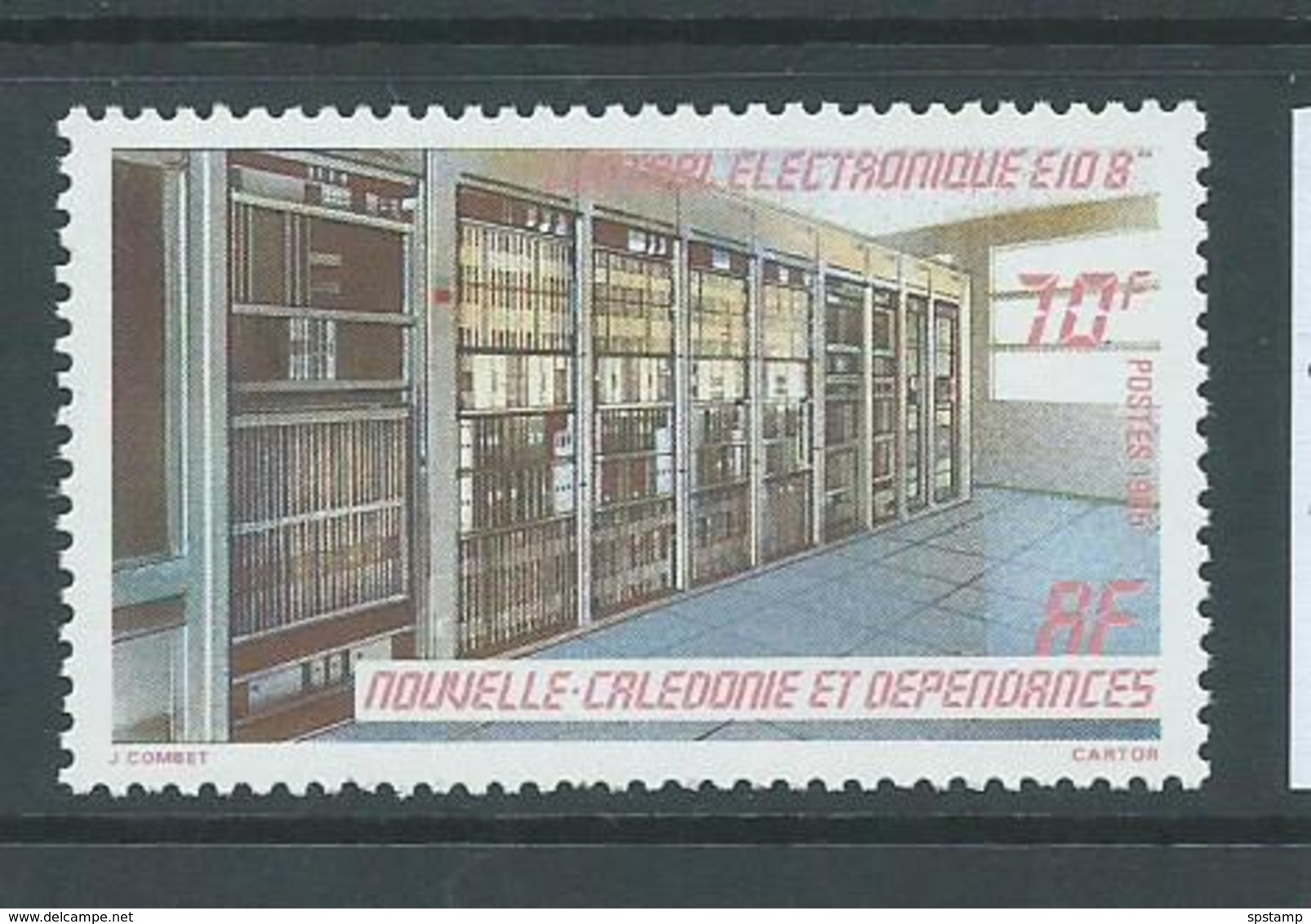 New Caledonia 1985 Railway Central Control Office 70 Fr Single MNH - Used Stamps