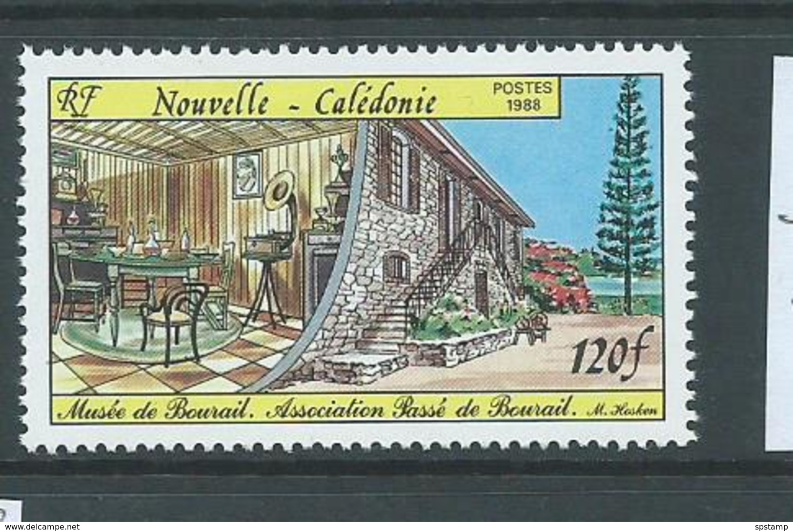 New Caledonia 1988 Museum 120 Fr Single MNH - Unused Stamps