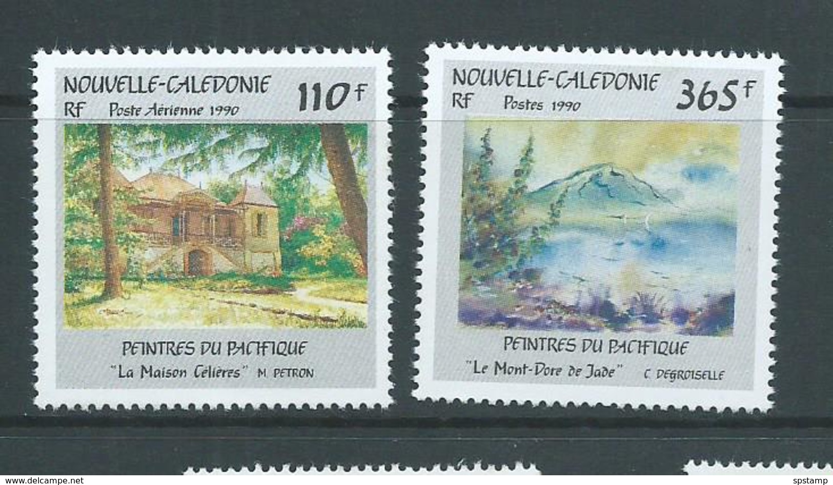 New Caledonia 1990 Pacific Paintings Set 2 MNH - Unused Stamps