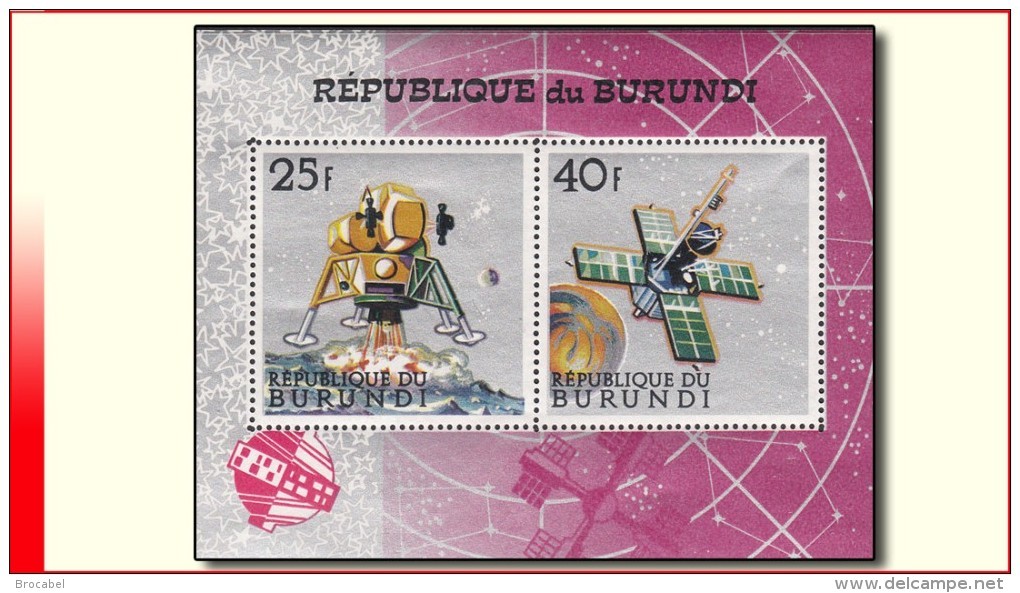 Burundi BL 0024** Espace MNH - Unused Stamps