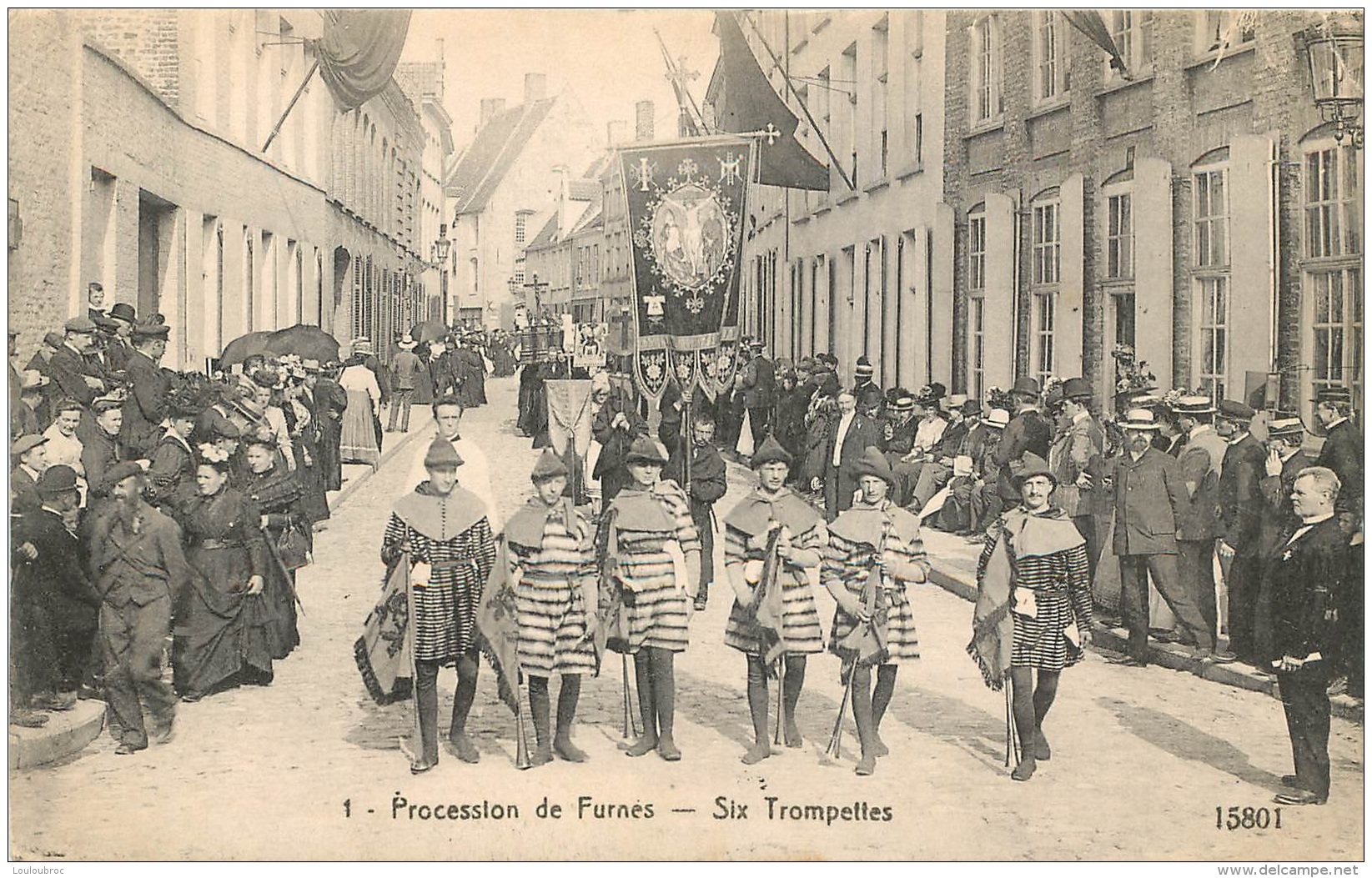 PROCESSION DE FURNES LOT DE 28 CARTES   SCANNEES  EDITION L. NOWE-BRUWAERT MANQUE LES NUMEROS  12 ET 16 - Veurne