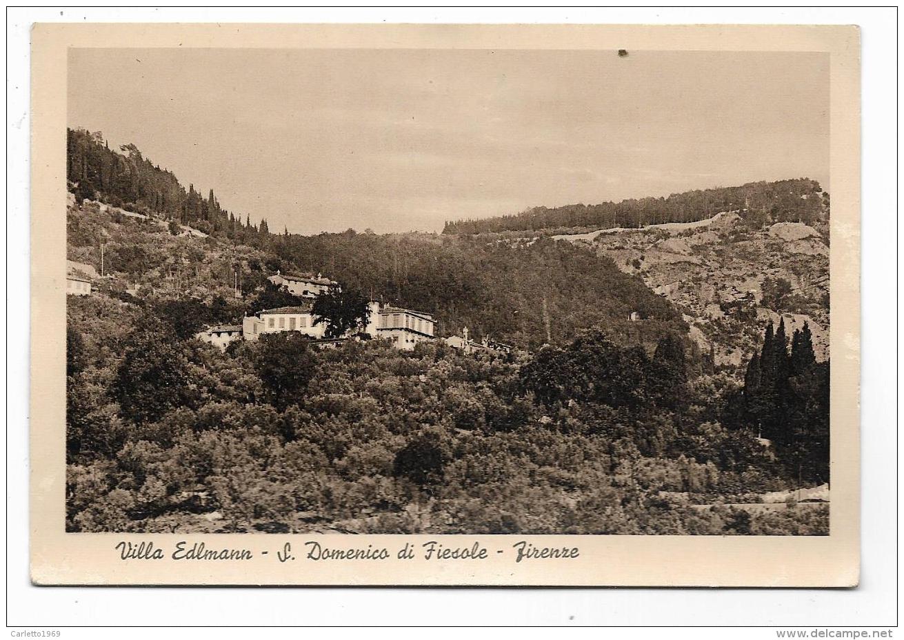 S.DOMENICO DI FIESOLE - VILLA EDLMANN - FIRENZE - NV FG - Firenze (Florence)