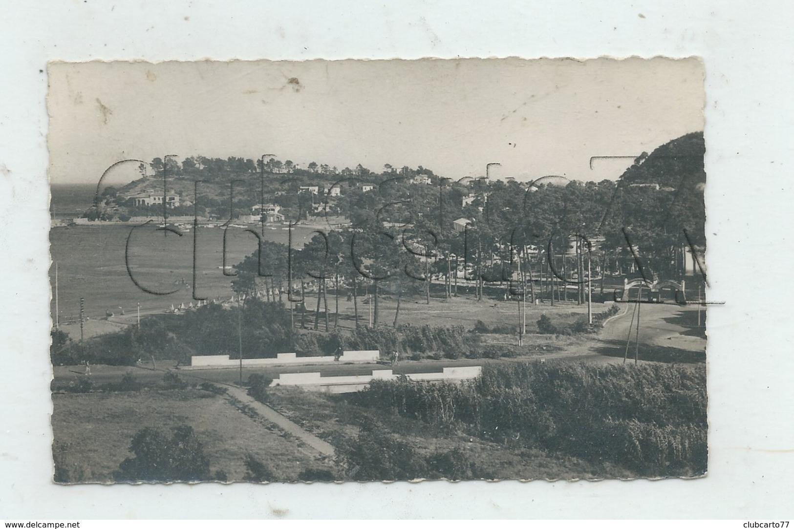 Cavalaire-sur-Mer (83) : Vue Générale Du Quartier De La Baie Prise Du Pont De La Plage Env 1950 PF - Cavalaire-sur-Mer