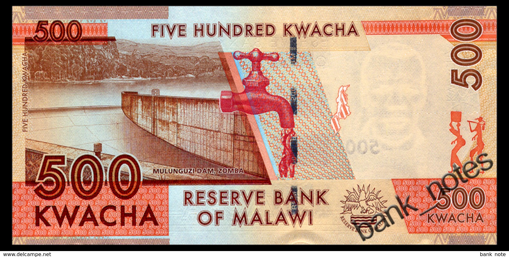 MALAWI 500 KWACHA 2014 Pick 66 Unc - Malawi