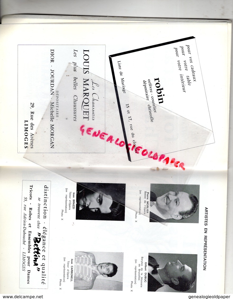 87-LIMOGES-PROGRAMME THEATRE 67-68-LE GRAND MOGOL-EDMOND AUDRAN-CHARLES COMETTI-EVA DELCANTE-VIDAL-VEYRAL-PANTINI-DESMET