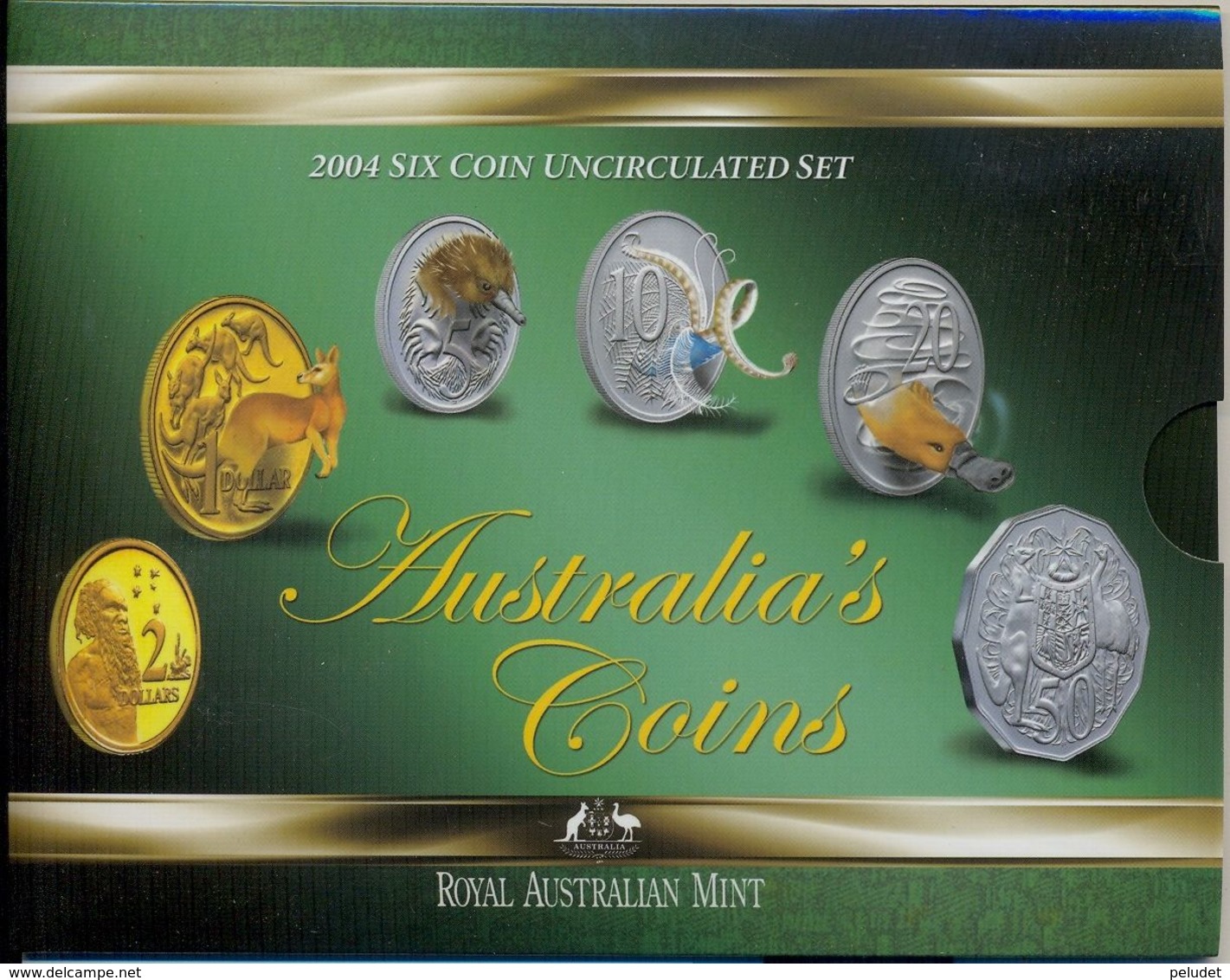 Australia - Coin Set - 2004 - 6 Coin Uncirculated Set - Mint Sets & Proof Sets