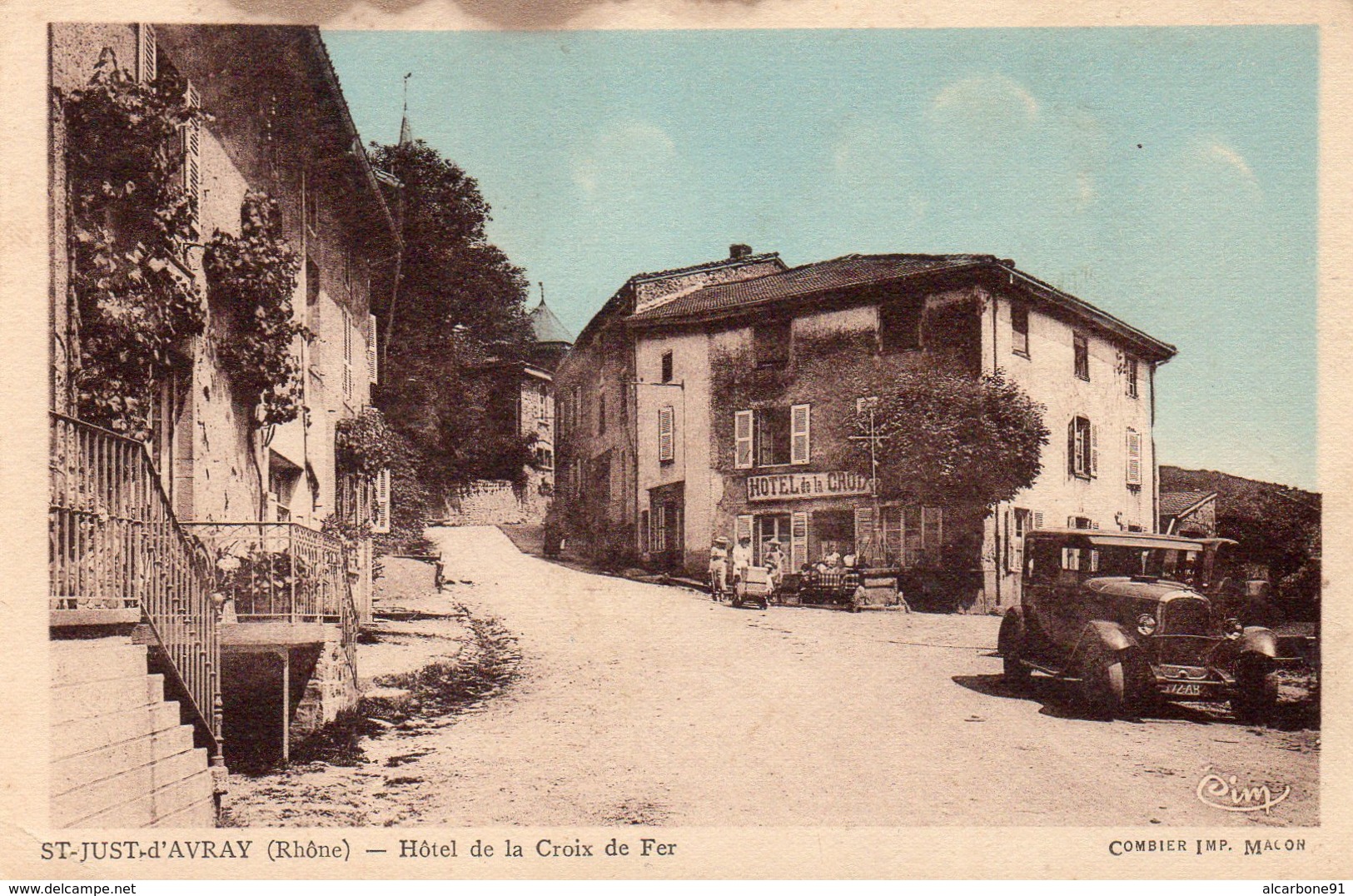 SAINT JUST D'AVRAY - Hôtel De La Croix De Fer - Otros & Sin Clasificación