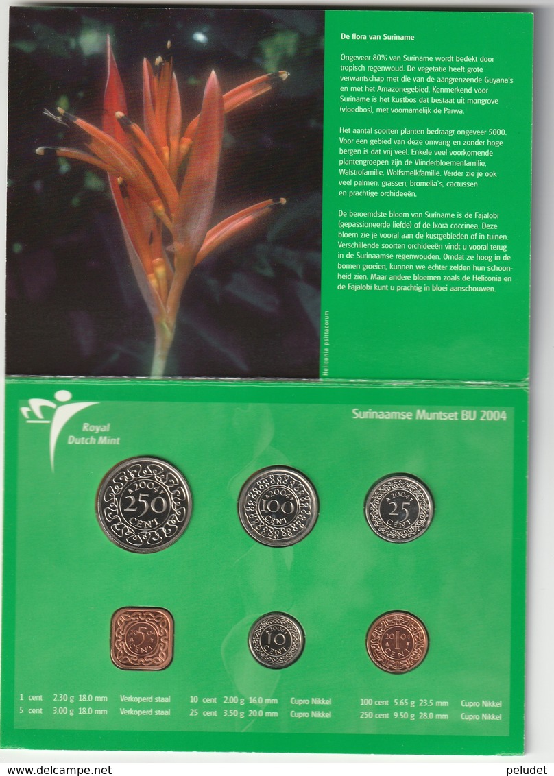 Mint Set Suriname BU 2004 - Surinam 1975 - ...
