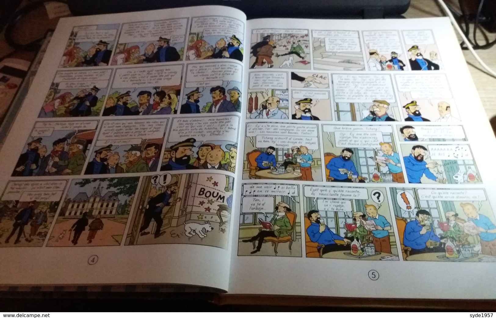 : Les Aventures De Tintin En Wallon Tiré à 5000 Ex.- Lès-ôr'rîyes Dèl Castafiore (numéroté 2772) - Tintin