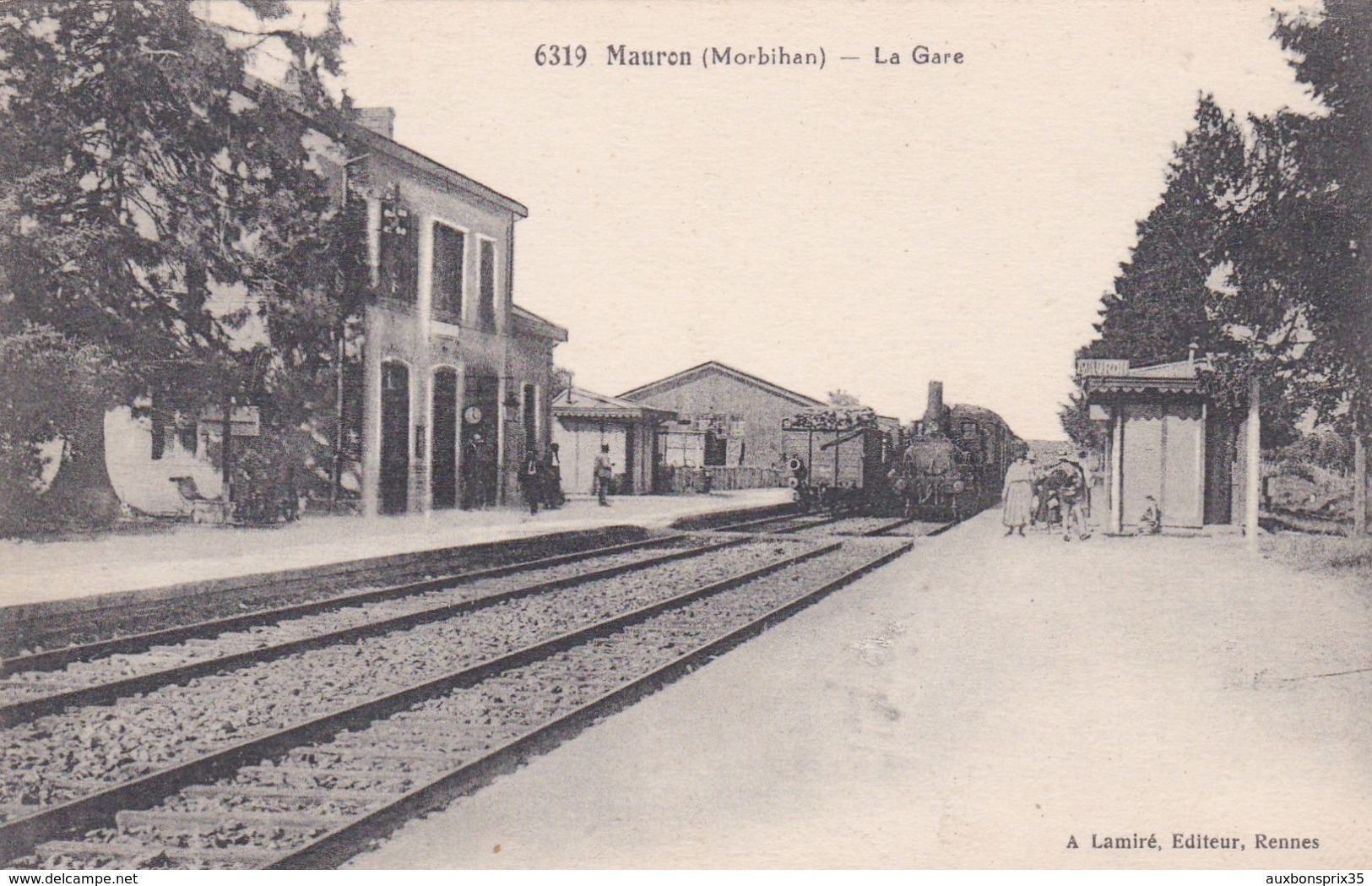 MAURON - LA GARE - TRAIN - 56 - Autres & Non Classés