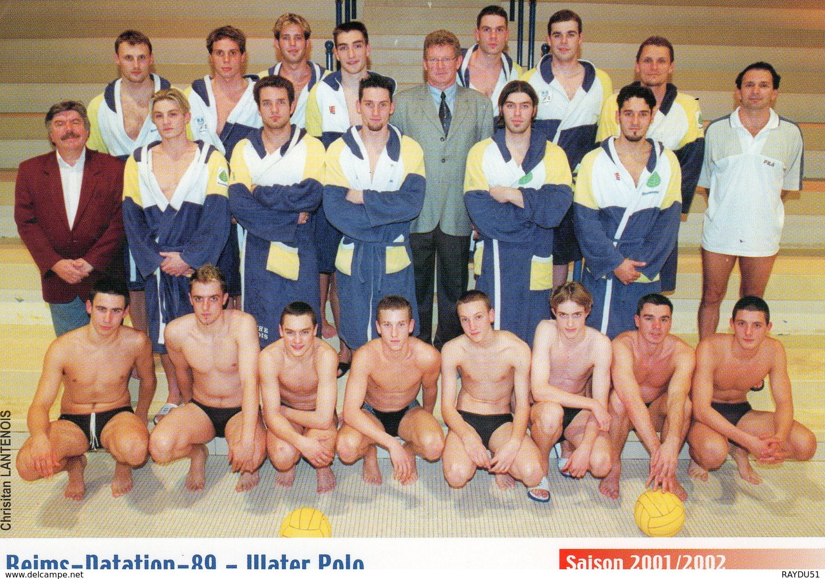 REIMS NATATION- 89-WATERPOLO- Saison 2001/2002 - Schwimmen