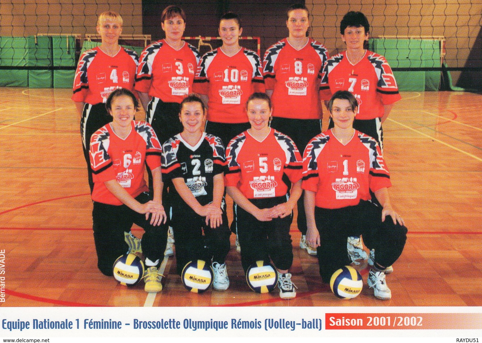 BROSSOLETTE OLYMPIQUE REMOIS-Nat 1 Féminine-Saison 2001/2002 - Volleybal