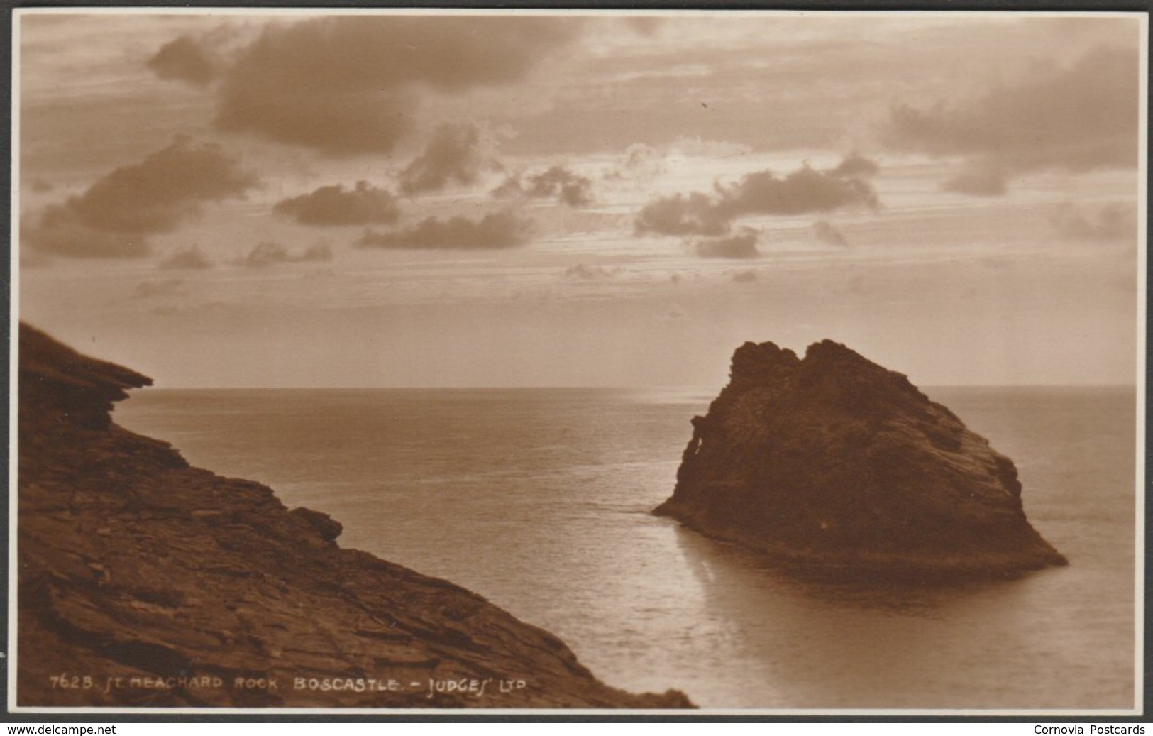 St Meachard Rock, Boscastle, Cornwall, C.1920s - Judges RP Postcard - Other & Unclassified