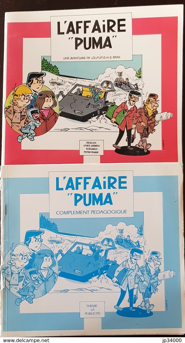 L'AFFAIRE PUMA BD + RARISSIME DOCUMENT PEDAGOGIQUE DU CRIOC 1982.  INTROUVABLE - Sammlungen