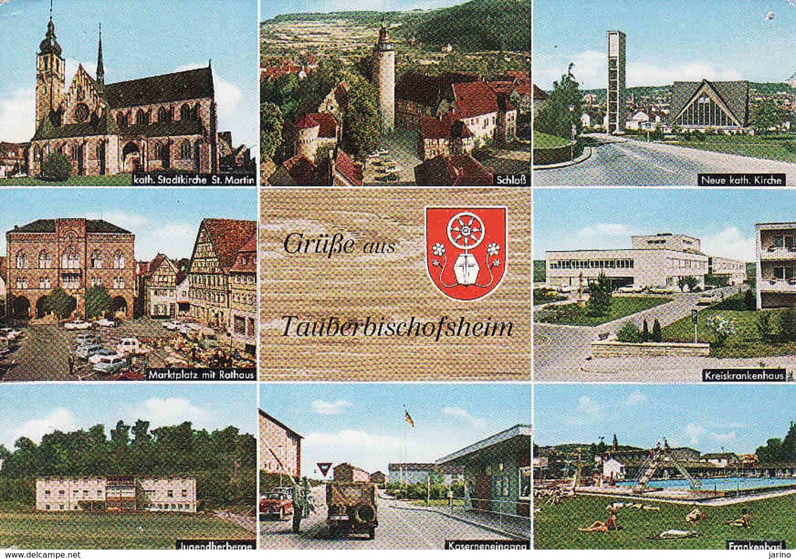 Baden-Wurttemberg, Tauberbischofsheim, Wappen, Car, Gebraucht 1979 - Tauberbischofsheim