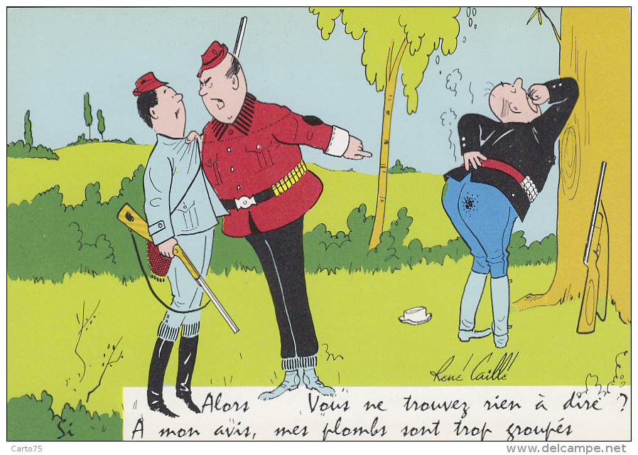 Métiers - Police Gendarmerie - Humour - Illustrateur Humoriste De Presse - Tir Chasse - Polizia – Gendarmeria