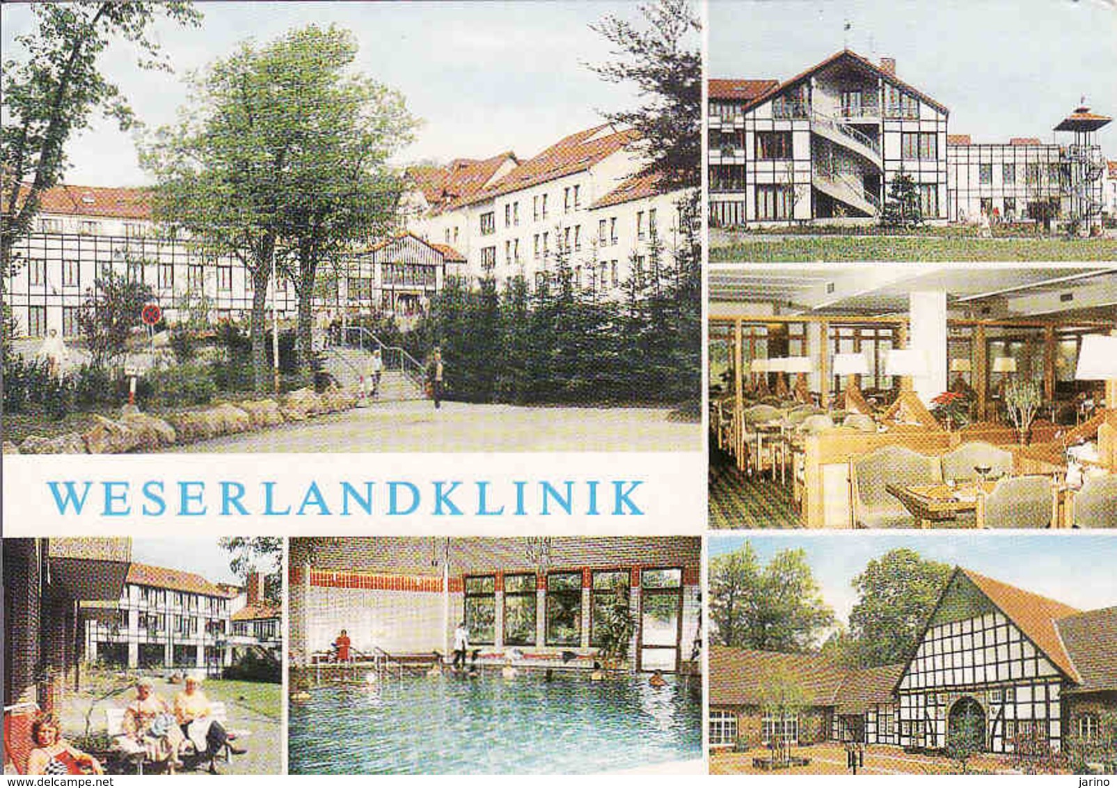 North Rine-Westphalia, Vlotho . Bad Seebruch, Waserlandklinik, Moorbad, Gebraucht 1992 - Vlotho