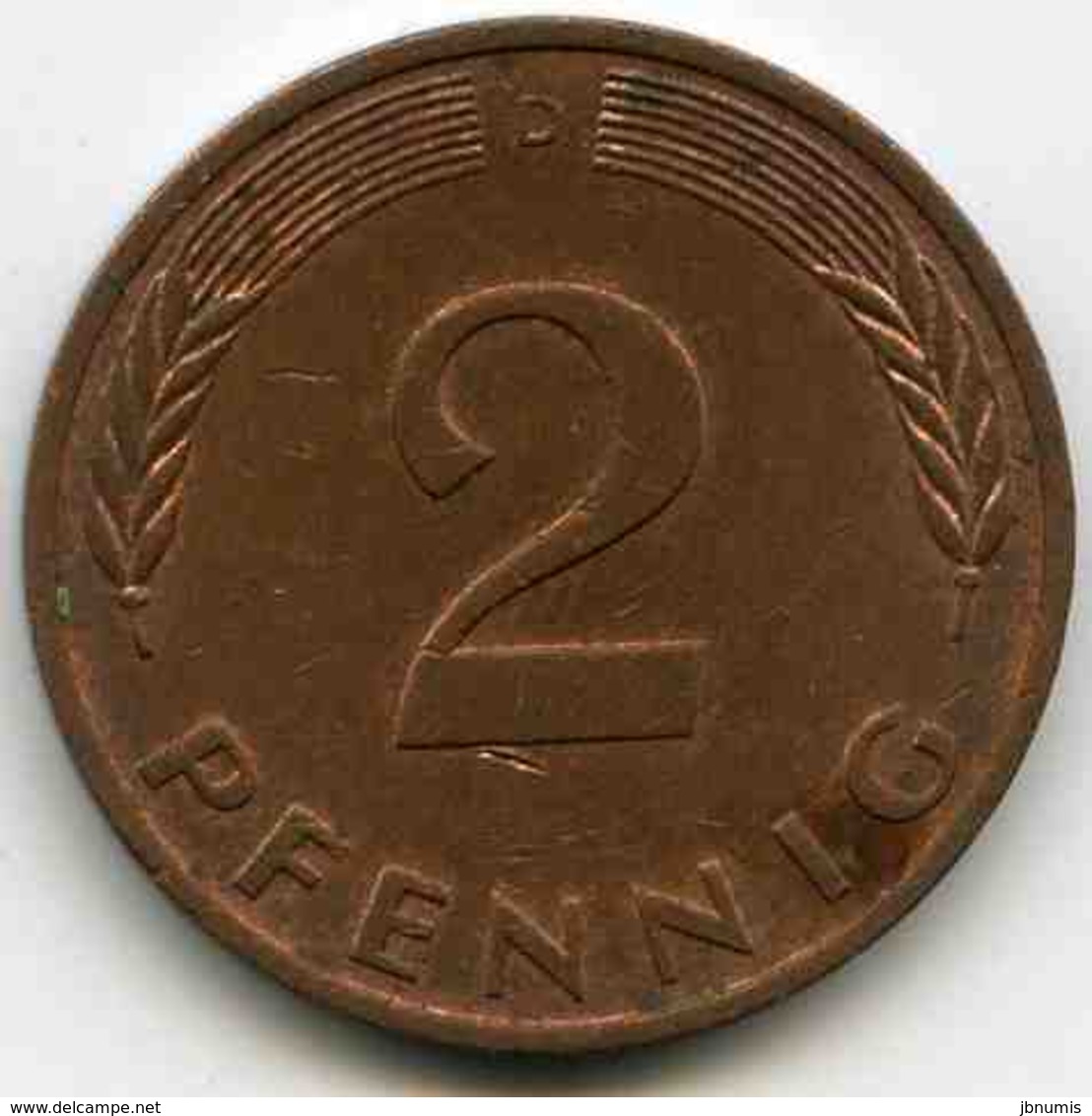 Allemagne Germany 2 Pfennig 1969 F J 381 KM 106 - 2 Pfennig