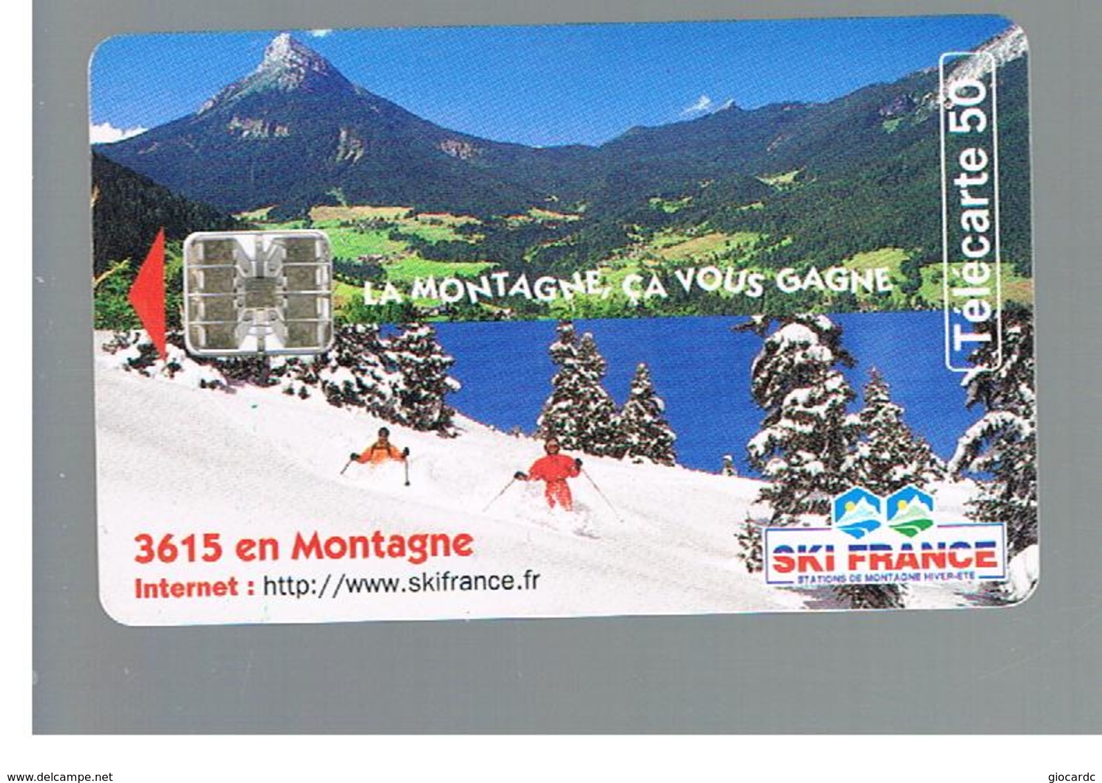FRANCIA (FRANCE) -  1997  SKI FRANCE, MOUNTAINS            - USED°- RIF. 10904 - Montagnes