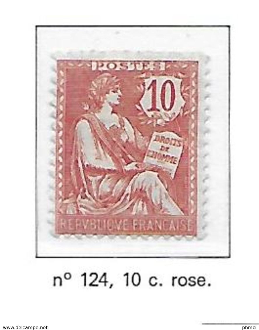 FRANCE N°124 - NEUF * - 1900-27 Merson