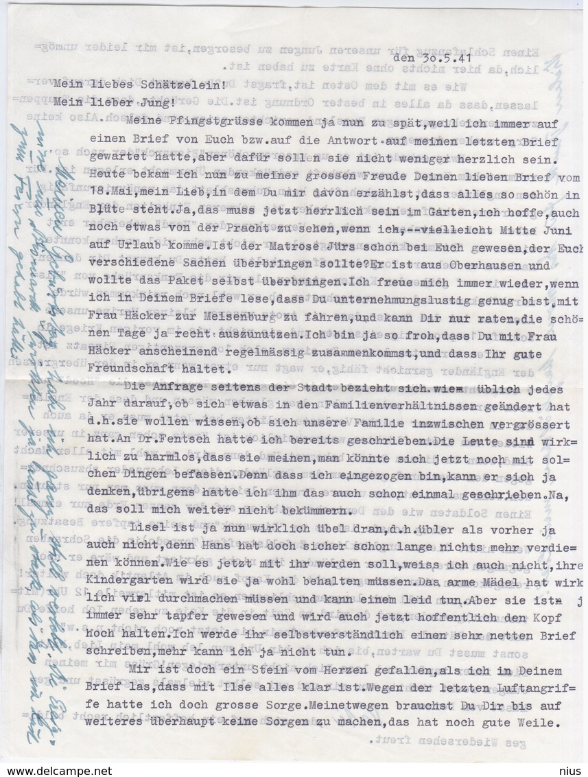 Germany Deutschland 1941 Deutsches Reich 3, Feldpost, Kettwig-Ruhr - Sonstige & Ohne Zuordnung