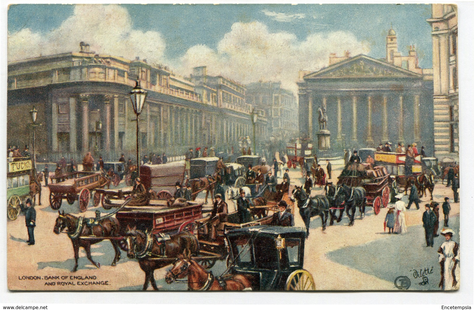 CPA - Carte Postale - Royaume-Uni - London - Bank Of England And Royal Exchange - 1907 (CP2278) - Other & Unclassified