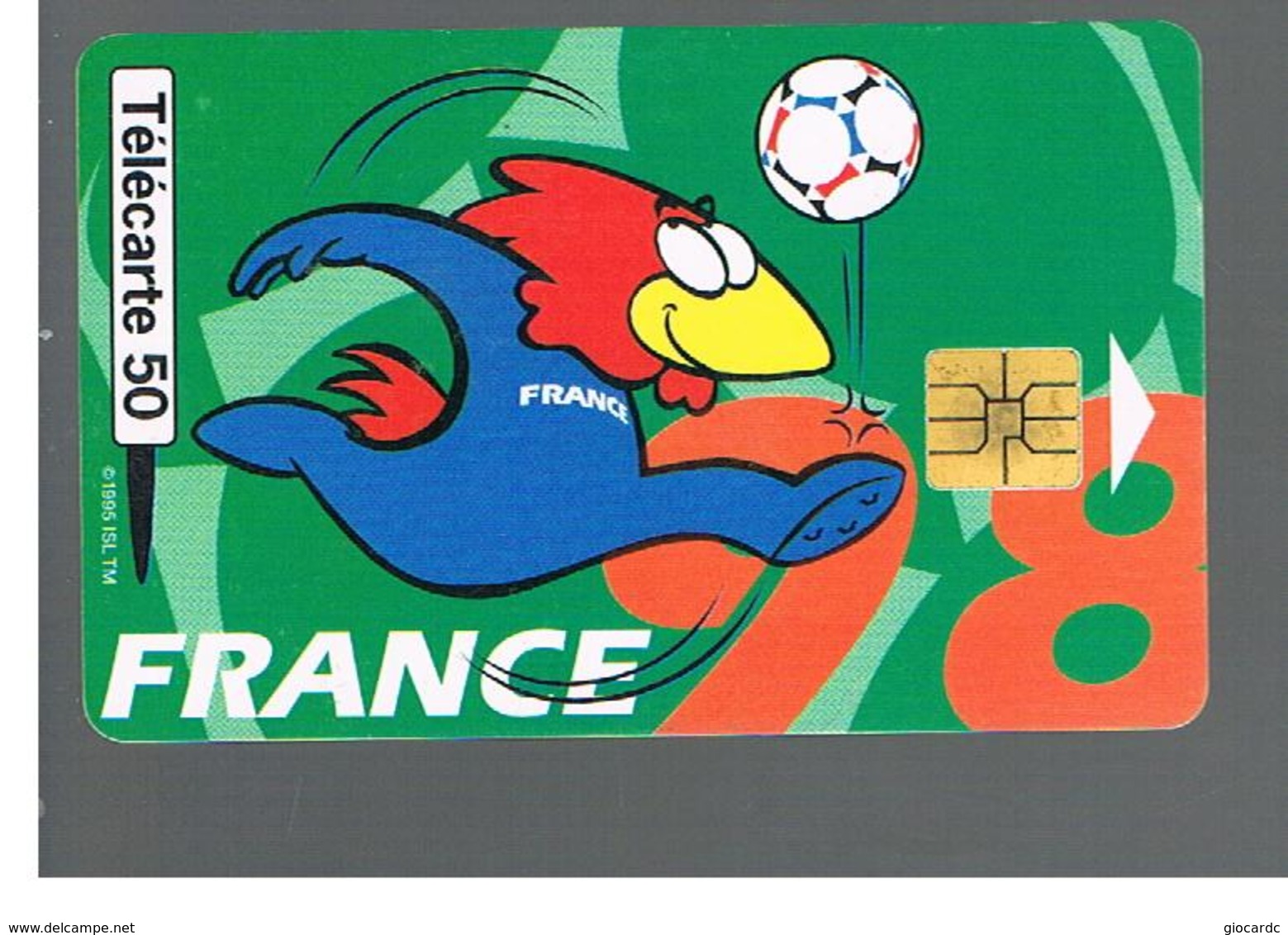 FRANCIA (FRANCE) -  1998  FOOTBALL, MASCOT                    - USED°- RIF. 10908 - Non Classificati