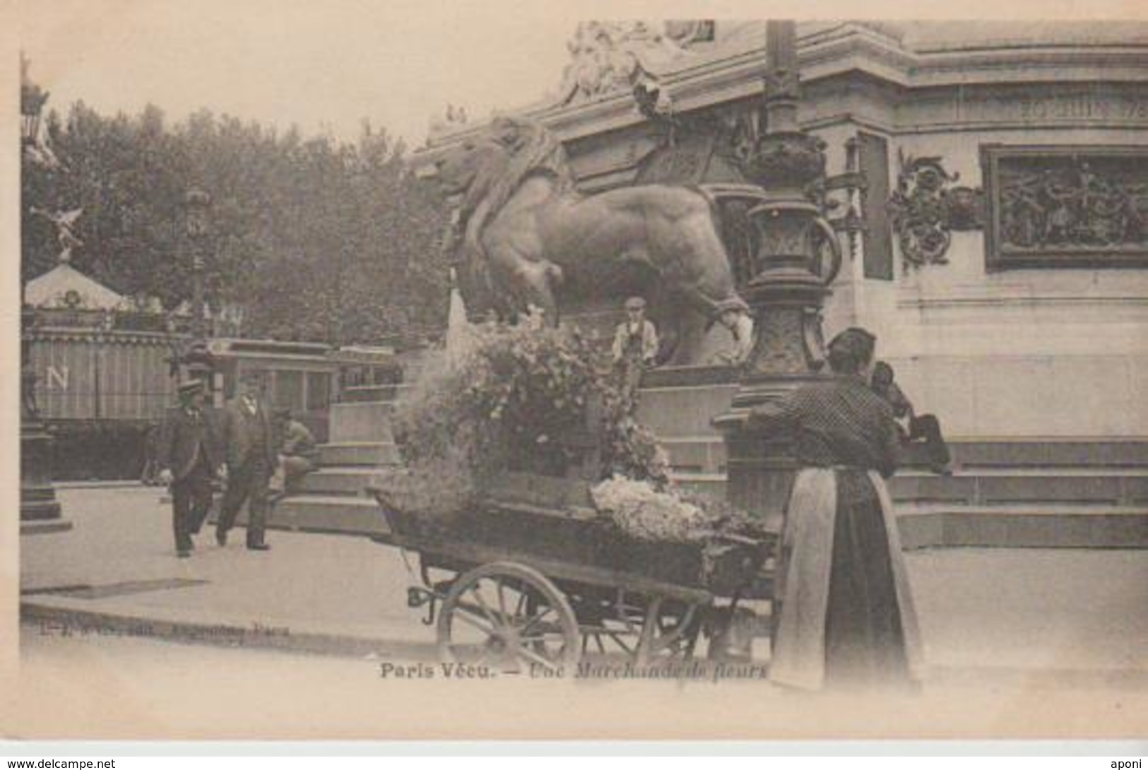 75 ( Republique " Une Marchande De Fleurs " - Petits Métiers à Paris