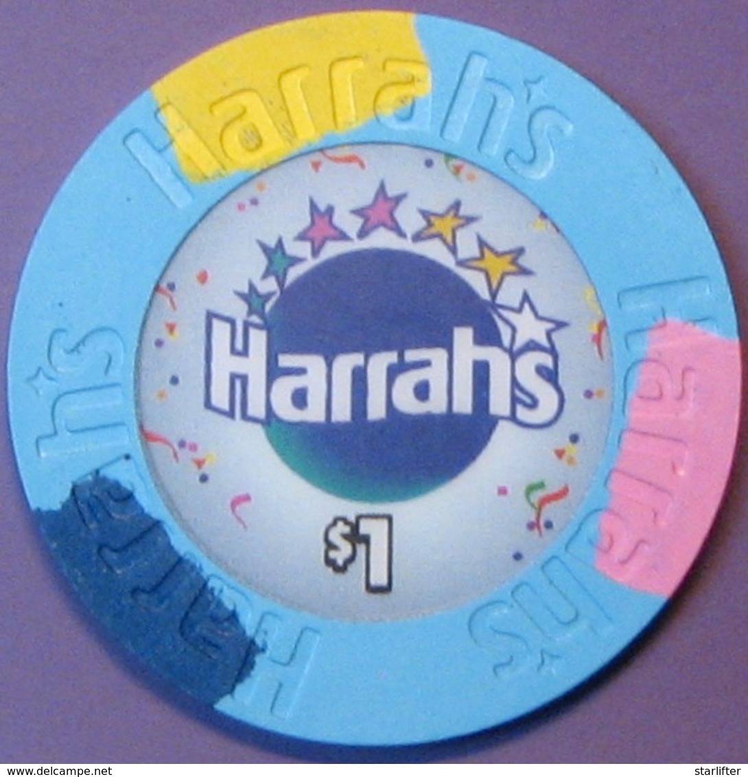 $1 Casino Chip. Harrahs, Las Vegas, NV. G96. - Casino