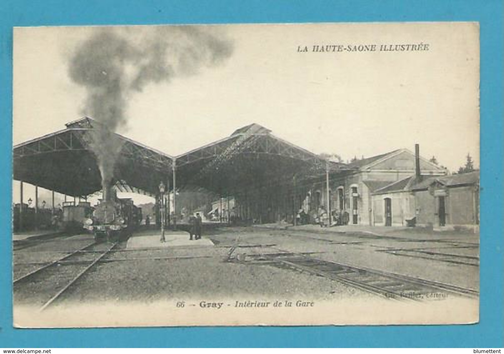 CPA 66 - Chemin De Fer Trains En Gare De GRAY 70 - Gray