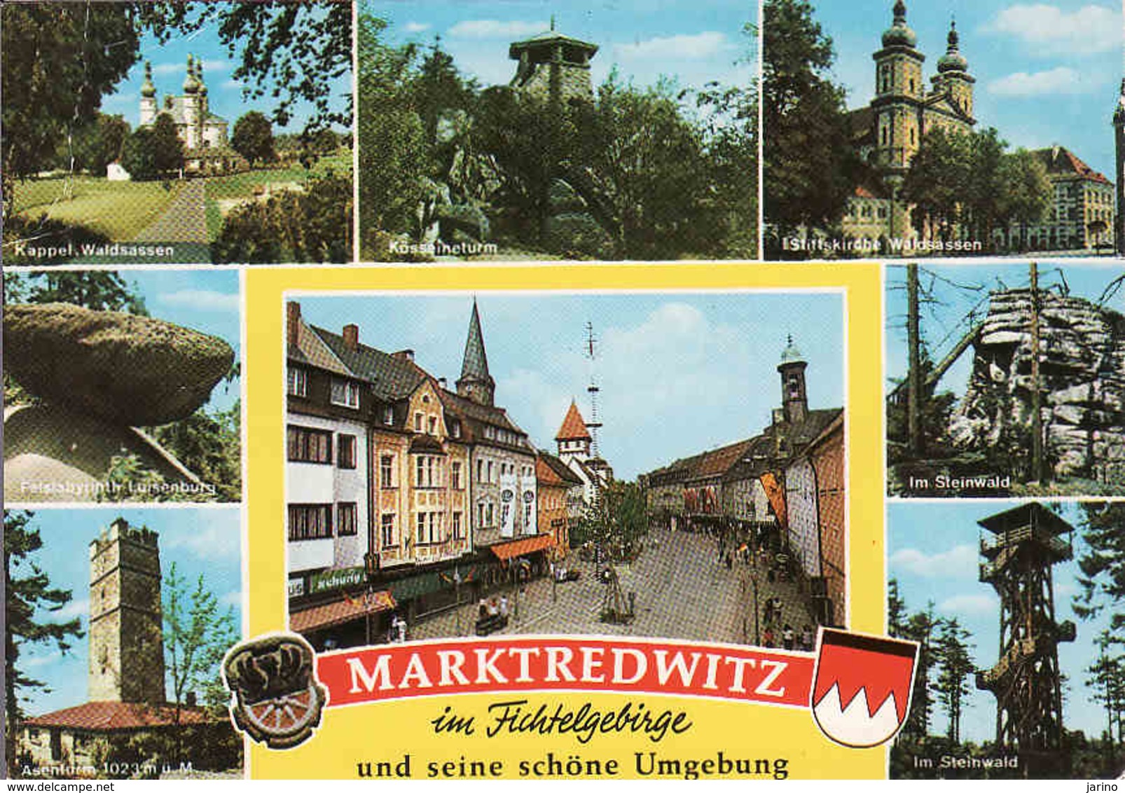 Bavaria, Marktredwitz, Wappen,  Gebraucht 1990 - Marktredwitz