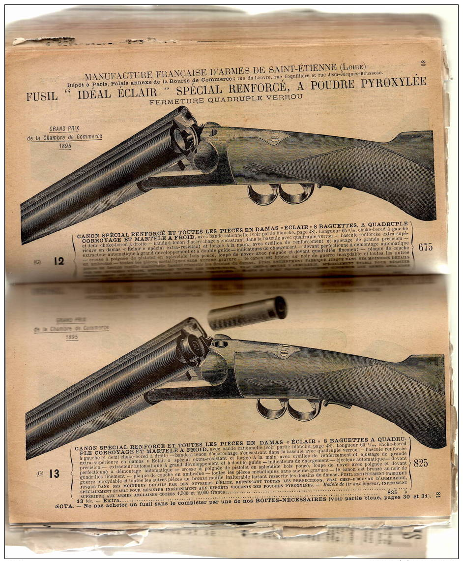 Manufacture française Armes St Etienne n°44    1896