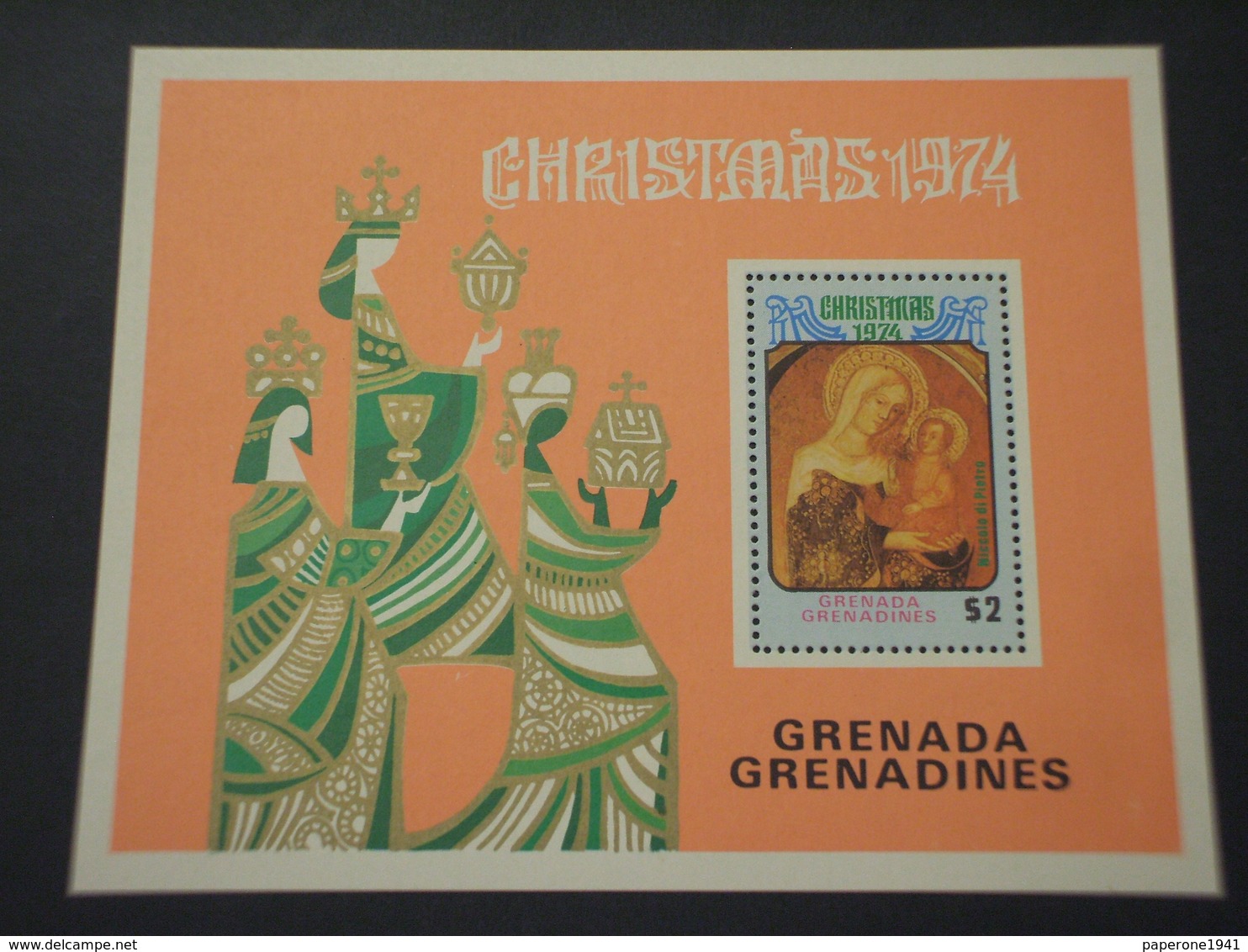 GRENADA  GRENADINES - BF 1974 PASQUA QUADRO - NUOVO(++) - Grenada (...-1974)