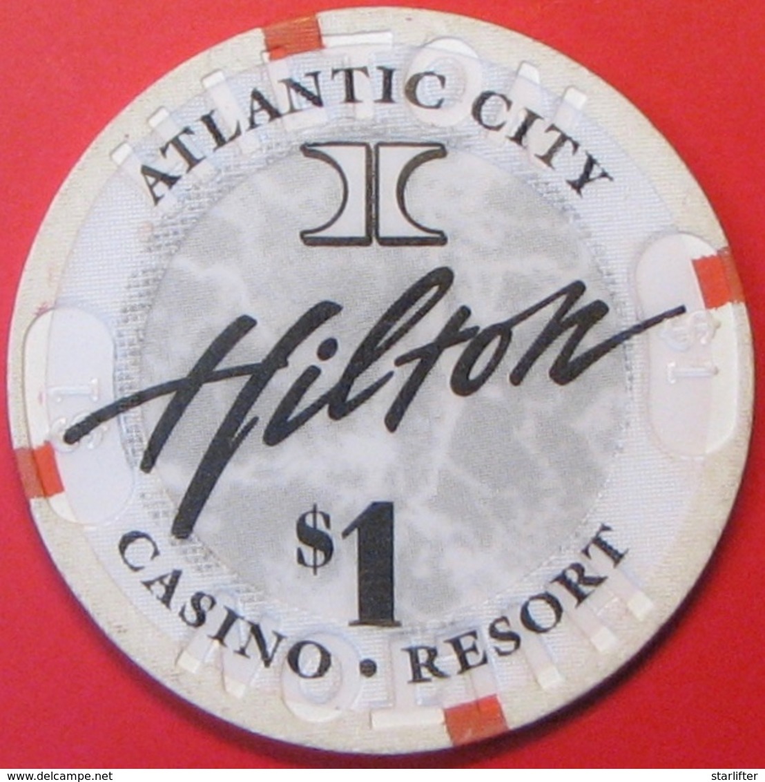 $1 Casino Chip. Hilton, Atlantic City, NJ. G98. - Casino