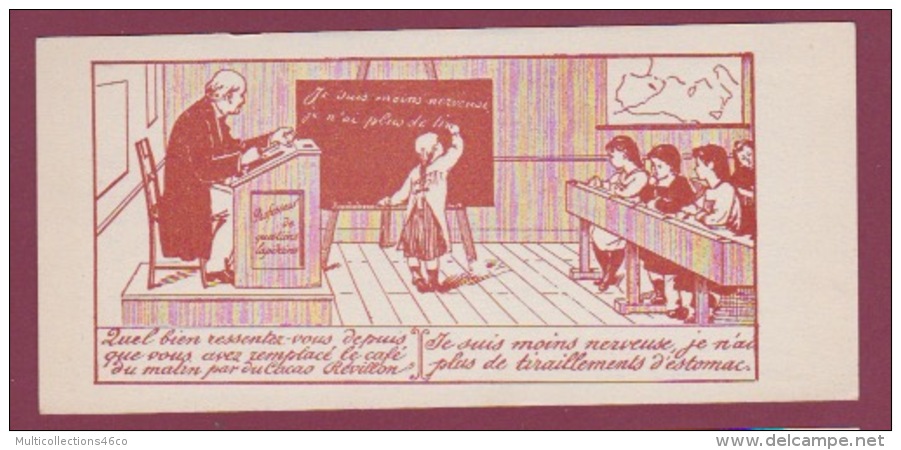 230418A - Chromo CHOCOLAT REVILLON - Professeur De Questions Lapidaires Table De Multiplication - école élève Scolaire - Revillon