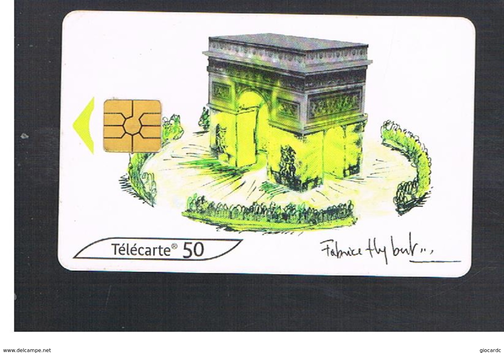 FRANCIA (FRANCE) -    2000  F. HYBERT: ARC DE TRIOMPHE, PARIS   - USED°- RIF. 10914 - Unclassified