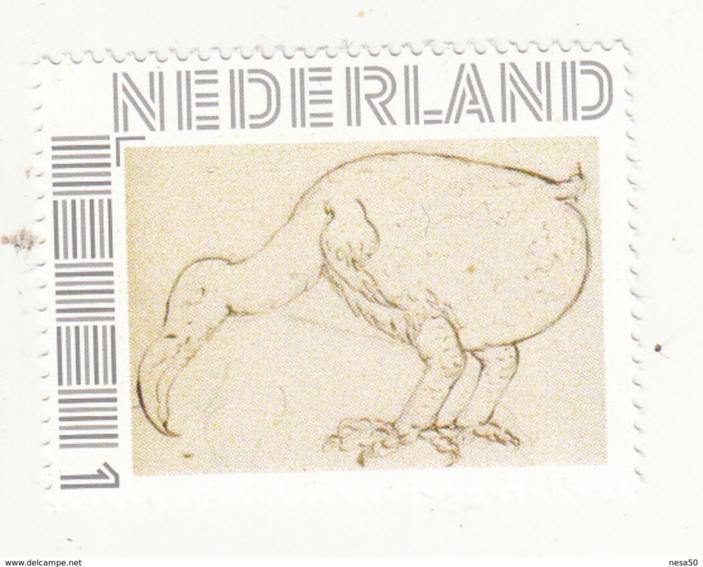 Nederland 2018 Persoonlijke  Nationaal Archief VOC Dodo Uit 1601 - 1603 - Prehistorics
