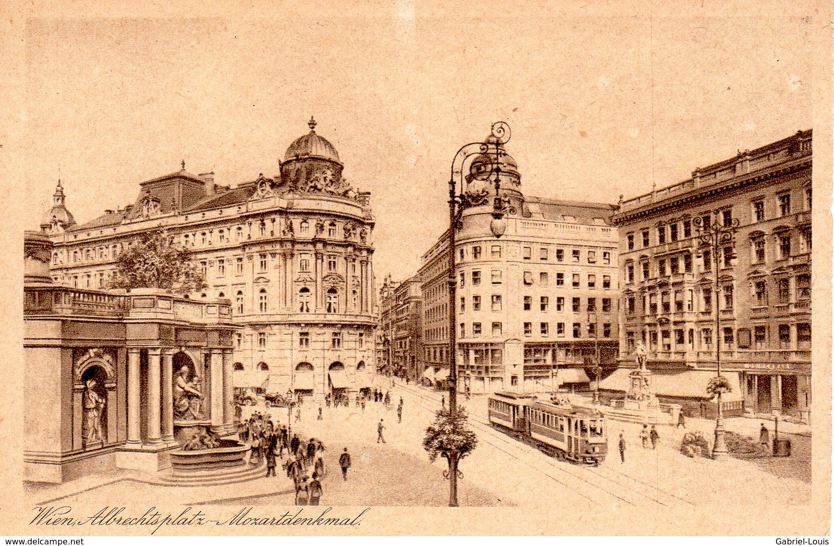 Wien Albrechtplatz Mozartdenkmal - Non Circulé - Ringstrasse