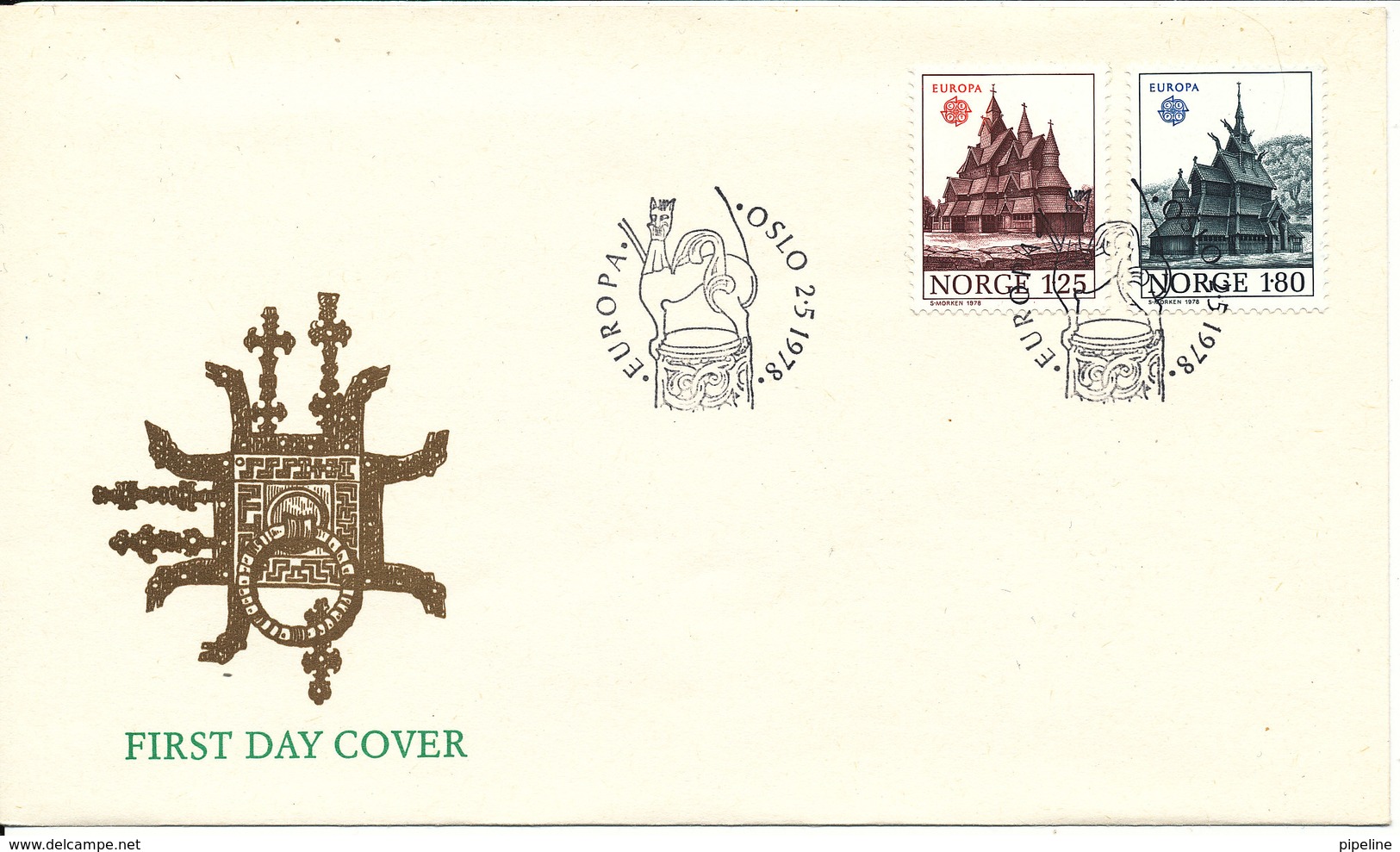 Norway FDC EUROPA CEPT 2-5-1978 With Cachet - 1978