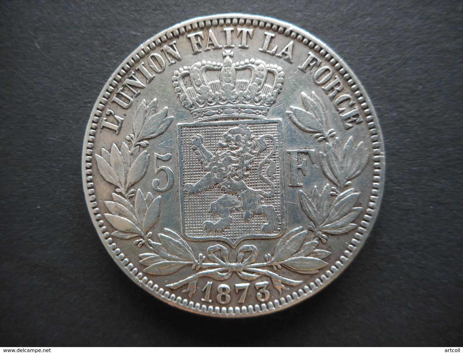 Belgium 5 Francs 1873 - 5 Francs