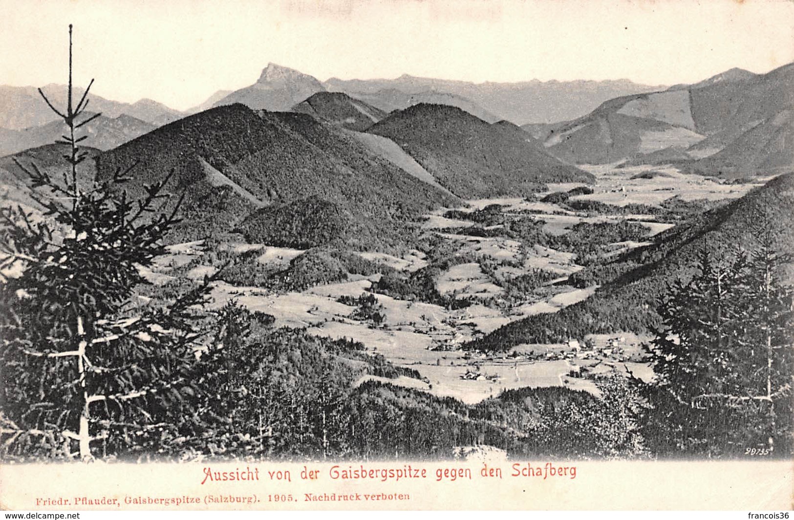 Autriche - Aussicht Von Der Gaisbergspitze Gegen Den Schafberg - Altri & Non Classificati