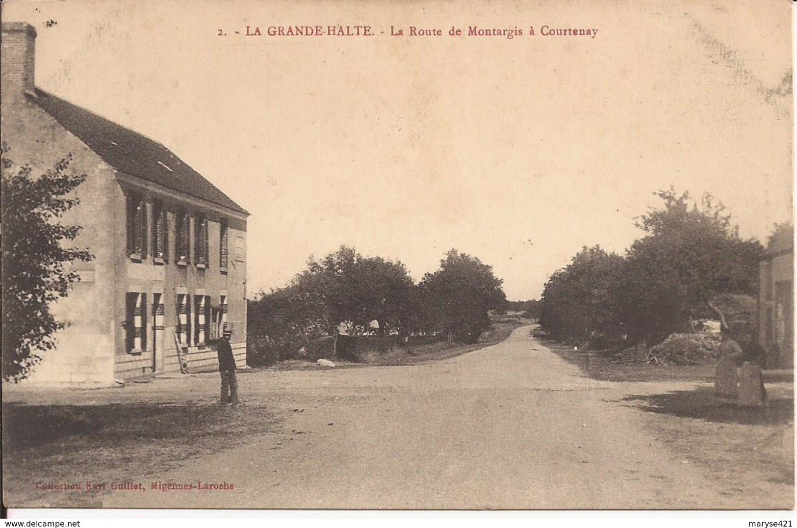 LA GRANDE HALTE ROUTE DE MONTARGIS A COURTENAY - Autres & Non Classés