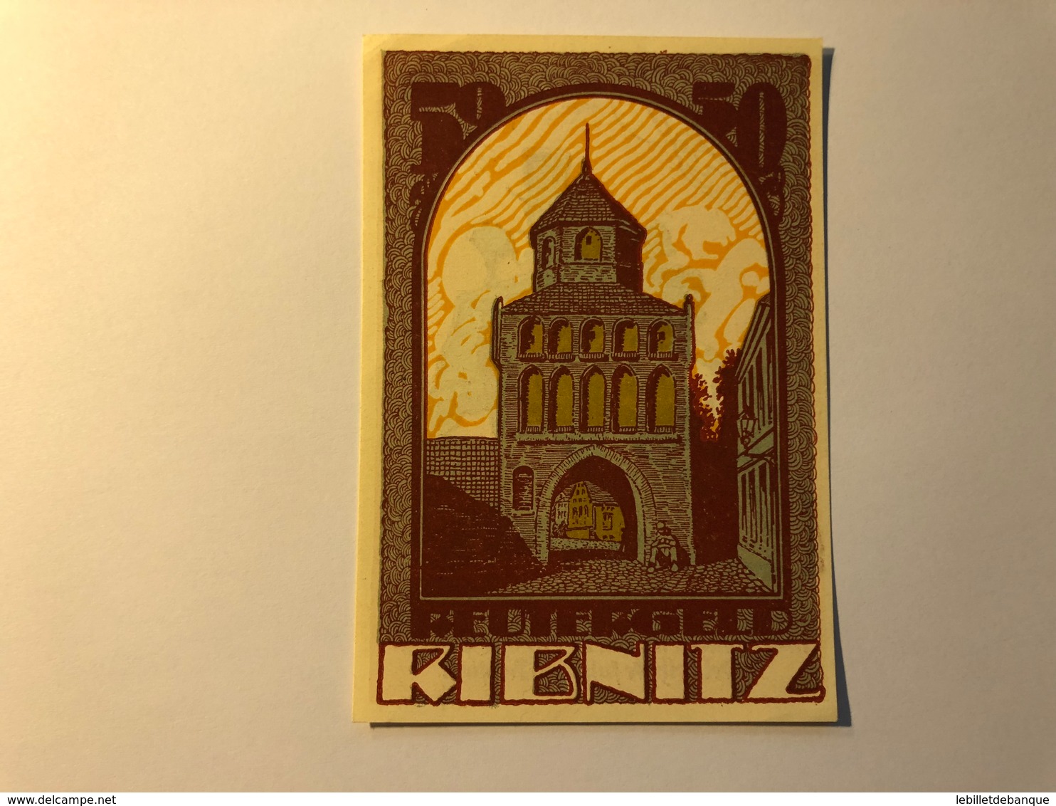 Allemagne Notgeld Ribnitz 50 Pfennig - Collections