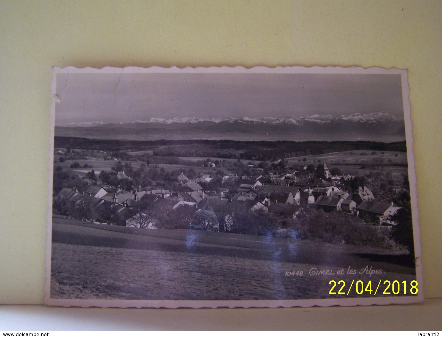 GIMEL (SUISSE) GIMEL ET LES ALPES. - Gimel