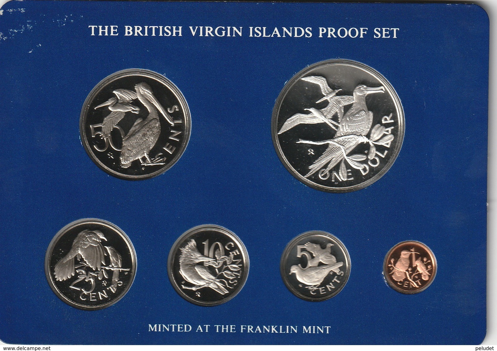 The British Virgin Islands Proof Set 1976 - Britse Maagdeneilanden