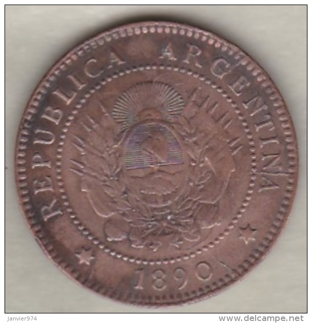 ARGENTINE / TUCUMAN . UN CENTAVO 1890. BRONZE - Argentina