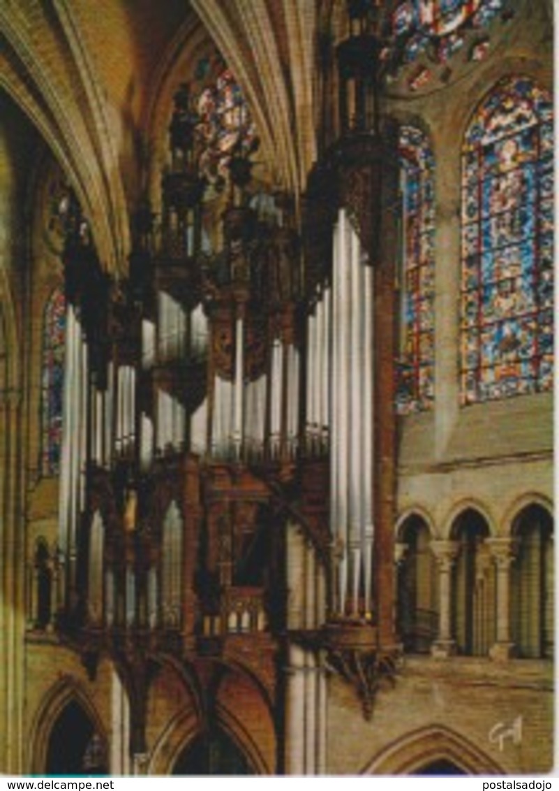 (FRA613) CHARTRES . LA CATHEDRALE. ORGA. ORGUEL. ORGUE. ORGANO ... UNUSED - Chartres