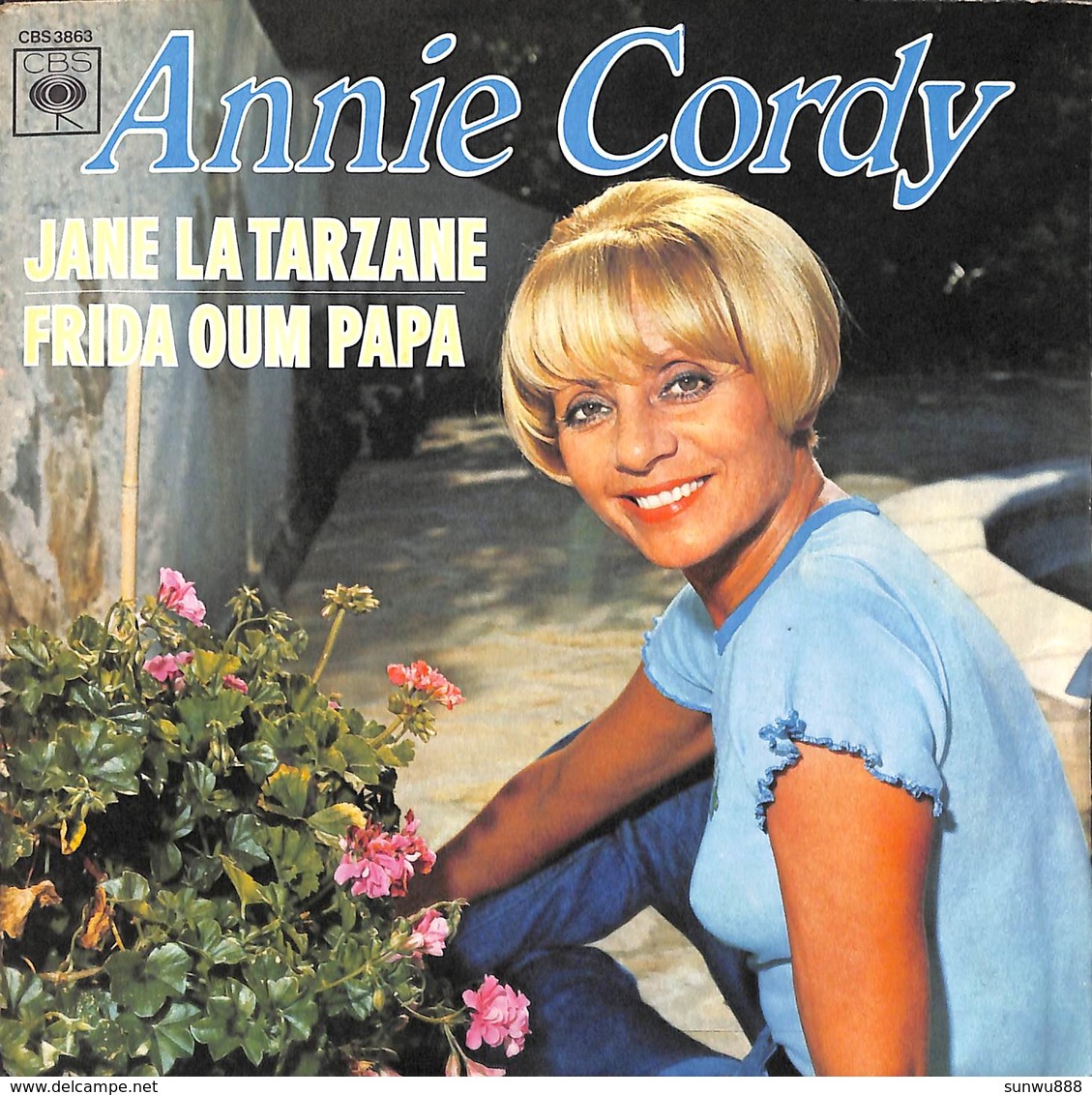 Annie Cordy - Jane La Tarzane - Frida Oum Papa 1975 (45 Tours) - Andere & Zonder Classificatie